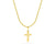 Cut-Out Cross Pendant in 14K Gold