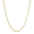 3.1mm Concave Solid Figaro Chain Necklace in 14K Gold - 20" - Shryne Diamanti & Co.