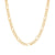 Men's 5.8mm Figaro Chain Necklace in Hollow 14K Gold - 26"