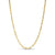 2.4mm Diamond-Cut Solid Glitter Rope Chain Necklace in 10K Gold - 16" - Shryne Diamanti & Co.