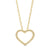 Remixed Reimagined 1/6 CT. T.W. Diamond Heart Pendant in 10K Gold