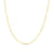 3.4mm Solid Paper Clip Link Chain Necklace in 14K Rose Gold – 18"