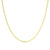 2.2mm Solid Flat Mariner Chain Necklace in 14K Gold – 20"