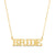 Polished "Bride" Necklace in 10K Gold