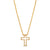 Bold Cross Outline Pendant in 10K Gold - Shryne Diamanti & Co.