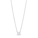 1/3 CT. Certified Oval Lab-Created Diamond Solitaire Necklace in 14K Gold