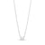 1/3 CT. Certified Emerald-Cut Lab-Created Diamond Solitaire Necklace in 14K Gold