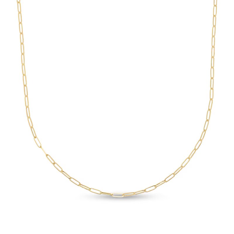 Elliot Young Paper Clip Link Chain Necklace in 14K Gold – 16"