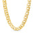 Made in Italy 2.5mm Hollow Double Flat Link Necklace in 14K Gold