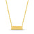 Bar Necklace in 14K Gold