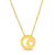 Star and Moon Cutout Necklace in 14K Gold