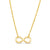 Infinity Loop Necklace in 14K Gold