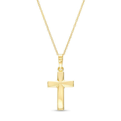 Cross Pendant in 14K Gold