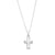 Child's Cross Pendant in 14K White Gold – 13"