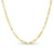 Child's Hollow Paper Clip Chain Necklace in 14K Gold – 13"