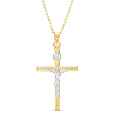 Crucifix Pendant in 14K Gold