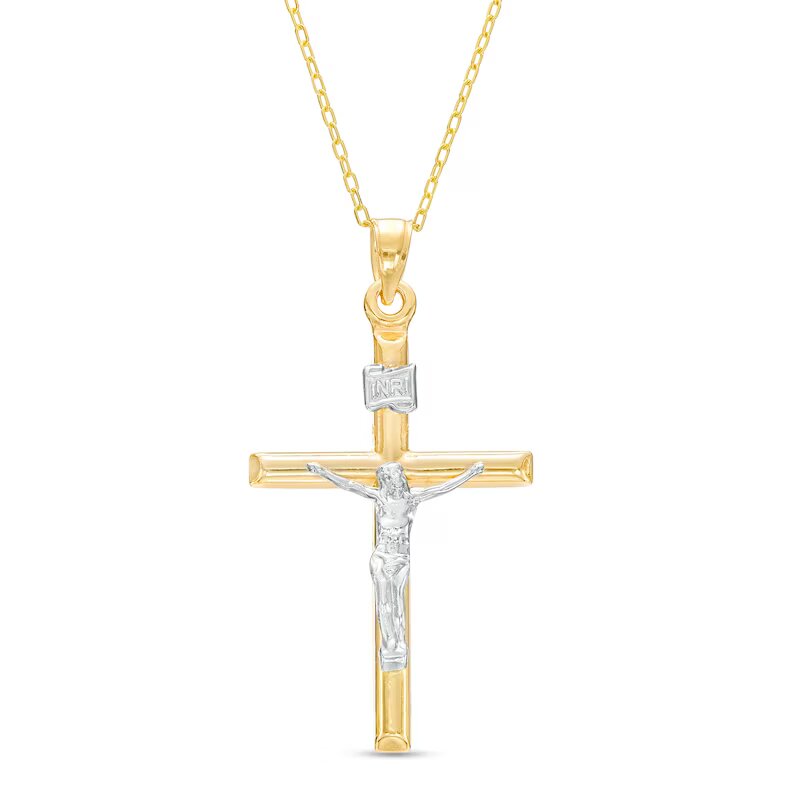 Crucifix Pendant in 14K Gold