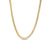 Oro Diamante™ Diamond-Cut 3.5mm Hollow Wheat Chain Necklace in 14K Two-Tone Gold