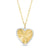 Oro Diamante™ Diamond-Cut Heart Pendant in 14K Two-Tone Gold