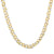 Oro Diamante™ Diamond-Cut 7.8mm Cuban Curb Chain Necklace in Hollow 14K Two-Tone Gold – 20"