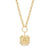 Eye of Providence Medallion Necklace in 10K Gold