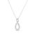 3/4 CT. T.W. Certified Lab-Created Diamond Infinity Loop Pendant in 14K White Gold (F/SI2)
