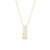 1/4 CT. T.W. Multi-Diamond Graduated Ladder Pendant in 10K Gold