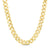 Men's 9.9mm Solid Curb Chain Necklace in 14K Gold - 22" - Shryne Diamanti & Co.