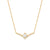 You're the One™ 5/8 CT. T.W. Certified Lab-Created Diamond Chevron Necklace in 14K Gold (F/SI2) – 18.5"