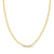 3.8mm Hollow Rolo Chain Necklace in 14K White Gold - 16"