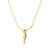 Diamond-Cut Jesus Figure Necklace in 14K Gold