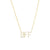 Love Talks 1/10 CT. T.W. Diamond "BFF" Script Necklace in 10K Gold