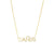 Love Talks 1/6 CT. T.W. Diamond "15 AÑOS" Script Necklace in 10K Gold