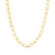 5.4mm Open Oval-Shaped Hollow Curb Chain Necklace in 14K Gold - 16"