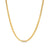 Men's 2.4mm Diamond-Cut Solid Snake Chain Necklace in 10K Gold - 20"