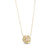 1/10 CT. T.W. Diamond Love Knot Necklace in 10K Gold - 17"