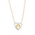 1/10 CT. T.W. Diamond Motherly Love Heart Necklace in 10K Gold - 17"