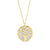 Tree of Life Disc Pendant in 10K Two-Tone Gold