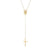 Rosary Necklace in 10K Tri-Tone Gold - 20"