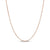 Adjustable 1.1mm Popcorn Chain Necklace in Hollow 14K Gold - 22"