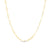 3.2mm Paper Clip Chain Necklace in Hollow 14K Gold