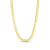 9.5mm Cuban Curb Chain Necklace in Hollow 14K Gold - 22"