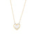 Cultured Freshwater Pearl and 1/20 CT. T.W. Diamond Collar Necklace in 10K Gold