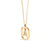 Shryne Diamanti & Co Lab-Created Diamond Accent Letter Initial Pendant in 18K Gold