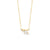 Shryne Diamanti & Co 1/10 CT. T.W. Lab-Created Diamond Duo Necklace in 18K Gold - 19.5"