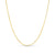 0.7mm Box Chain Necklace in Solid 14K Rose Gold