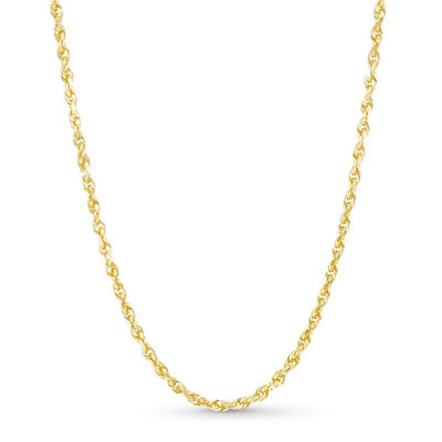 3.0mm Rope Chain Necklace in Solid 14K Gold - 20" - Shryne Diamanti & Co.