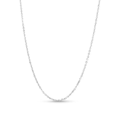 Diamond-Cut 1.2mm Cable Chain Necklace in Solid 14K Gold - 18"