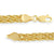 Braided 2.4mm Rope Chain Necklace in Hollow 14K Gold - 18" - Shryne Diamanti & Co.