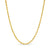 Diamond-Cut 2.4mm Rope Chain cin Solid 10K Gold